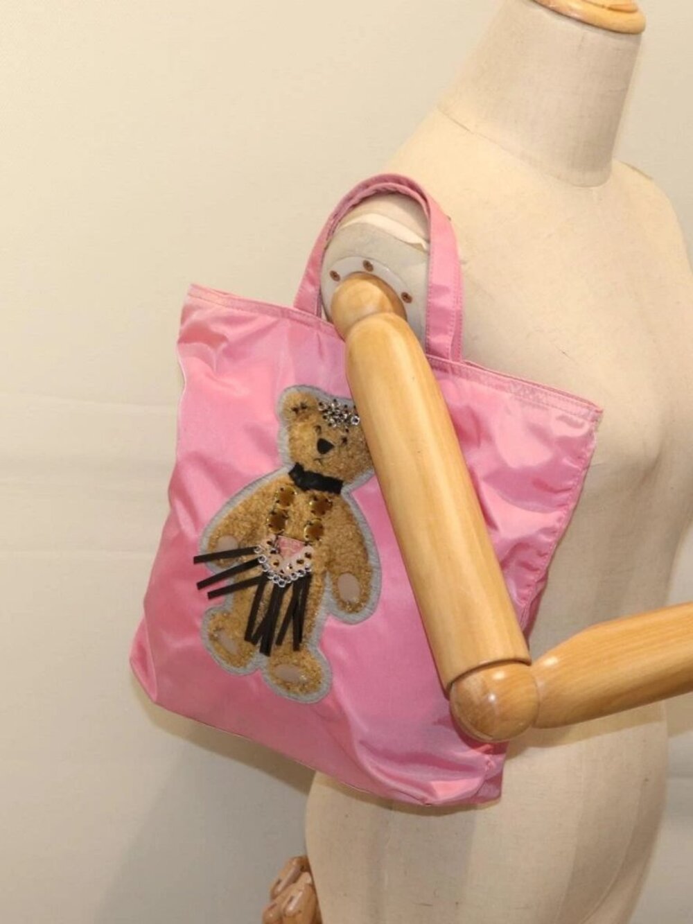 PRADA Hand Bag Nylon Pink Auth yk11651 - Picture 15 of 16